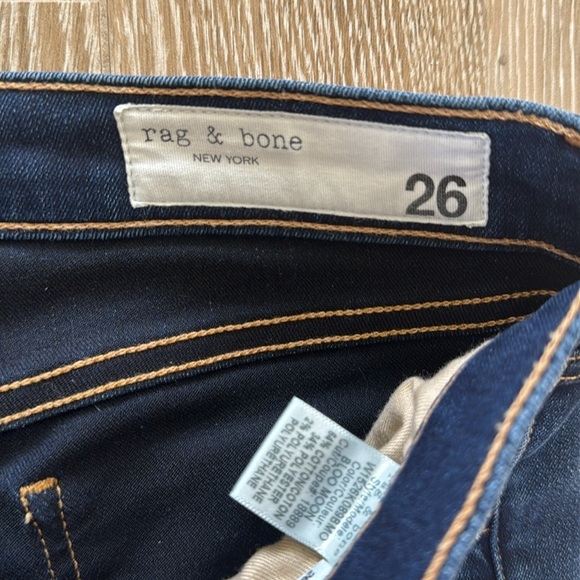 Rag & Bone Ankle Skinny Jeans Bloo Moon 26 - Picture 3 of 12